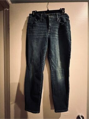 Lucky Mid Rise Ava Skinny Cropped Jeans - Sz 8